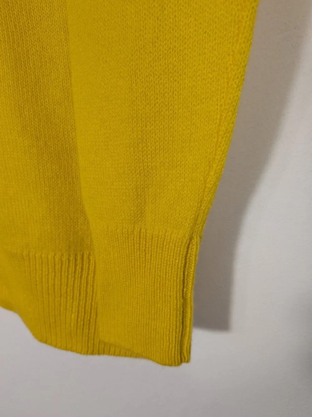 The Elder Statesman 100% Cashmere Crewneck Sweater Yellow Men’s XS